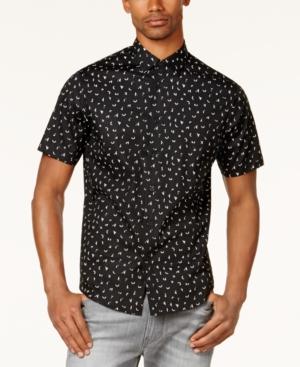 Sean John Men's Partial Letters Shirt