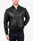 William Rast Men's Leather Moto Jacket