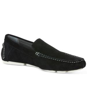 Calvin Klein Men's Miguel Embossed Suede Drivers Men's Shoes