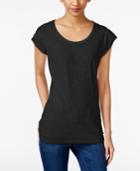 Style & Co. Petite Cap-sleeve T-shirt, Only At Macy's