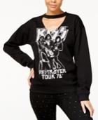Freeze 24-7 Juniors' Kiss Choker Sweatshirt