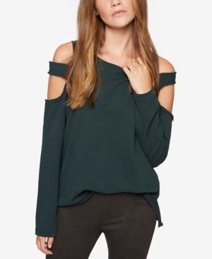 Sanctuary Park Slope Cotton Cold-shoulder Sweatshirt