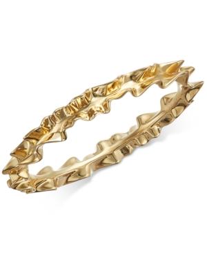 Kate Spade New York Gold-tone Ruffle Bangle Bracelet