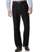 Haggar Microfiber Performance Classic-fit Pleated Dress Pants, Only At Macy's