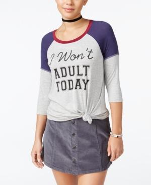 Rebellious One Juniors' Adult Colorblock Graphic Tee