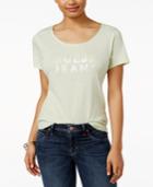 Guess Scoop-neck Graphic T-shirt