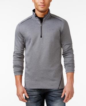 Calvin Klein Quarter Zip Stretch Interlock Sweatshirt