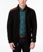 Tricots St. Raphael Men's Mock-neck Ribbed Sweater