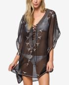 O'neill Ilia Sheer Embroidered Cover-up Tunic Women's Swimsuit