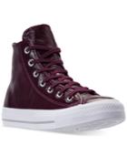 Converse Women's Chuck Taylor High-top Patent Casual Sneakers From Finish Line