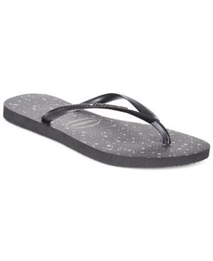 Havaianas Women's Slim Glitter Cosmic Flip-flops Women's Shoes