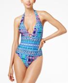 La Blanca Global Perspective Plunging Tummy-control One-piece Swimsuit Women's Swimsuit