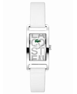 Lacoste Watch, Women's Inspiration White Leather Strap 18mm 2000684