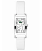 Lacoste Watch, Women's Inspiration White Leather Strap 18mm 2000684