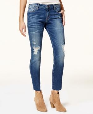 Sts Blue Ripped & Embroidered Straight-leg Jeans
