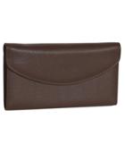 Roma Check Clutch