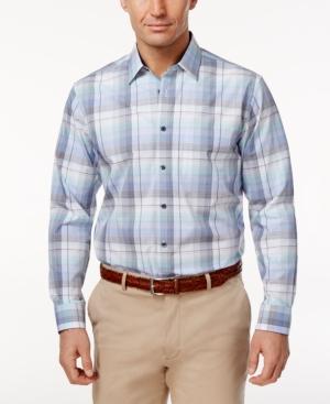 Tasso Elba Men's Bellaccio Plaid Cotton Shirt, Only At Macy's
