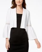 Calvin Klein Lace-trim Bell-sleeve Cardigan