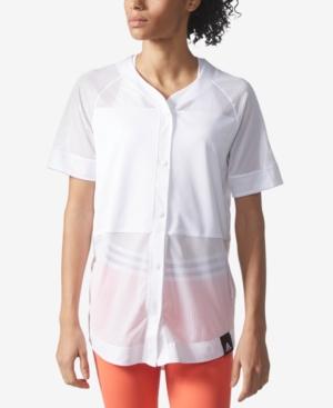 Adidas Mesh Baseball Top
