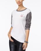 Mighty Fine Juniors' Alien Love Graphic T-shirt