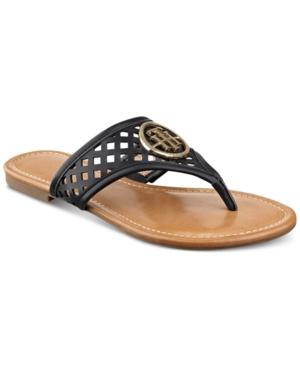 Tommy Hilfiger Shelia Flat Thong Sandals Women's Shoes