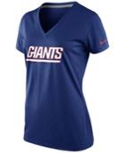Nike Women's Short-sleeve New York Giants V-neck T-shirt