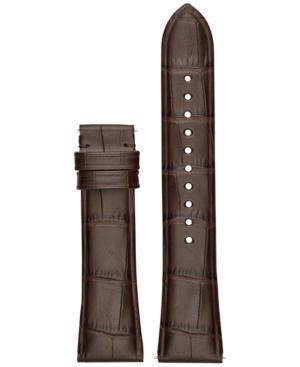 Emporio Armani Connected Brown Leather Smart Watch Strap