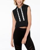 Material Girl Juniors' Sleeveless Cropped Vest, Created For Macy's