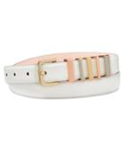 Calvin Klein Multi Keeper Leather Belt