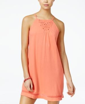 Roxy Juniors' Woodenships Crochet Shift Dress