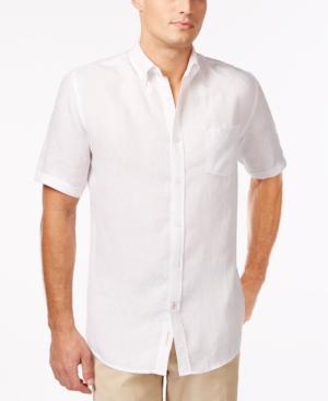 Weatherproof Linen Dobby Shirt, Only At Macy's