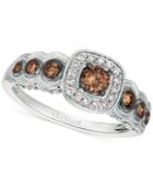 Le Vian Chocolatier Diamond Halo Ring (5/8 Ct. T.w.) In 14k White Gold