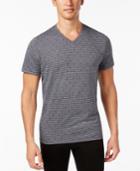Alfani Men's Big And Tall V-neck Geometric T-shirt, Only At Macy's