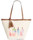 Style & Co. Printed Canvas Popsicle Tote, Only At Macy's