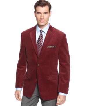 Tasso Elba Jacket, Solid Corduroy Blazer