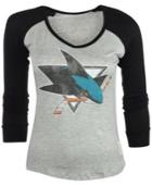 Retro Brand Women's San Jose Sharks Raglan T-shirt