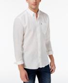 Barbour Linen-blend Button-down Shirt