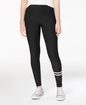 Planet Gold Juniors Calf Stripe Legging