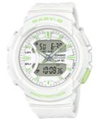 Baby-g Women's Analog-digital White Resin Strap Watch 42.6mm