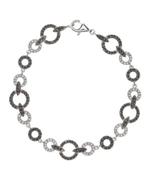 Judith Jack Bracelet, Marcasite And Crystal Circle Link