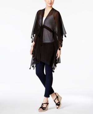 Inc International Concepts Tassel Kimono & Cover-up, Only At Macy's