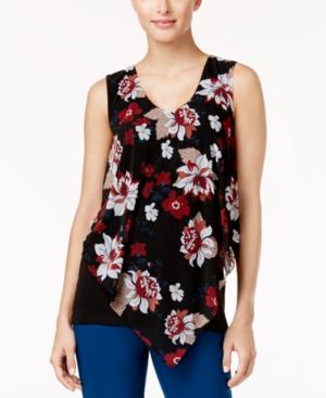Alfani Petite Asymmetrical Top, Only At Macy's