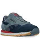 Reebok Men's Classic Leather Sm Casual Sneakers From Finish Line