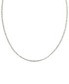 14k White Gold Necklace, 20 Seamless Rope