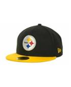 New Era Pittsburgh Steelers Nfl Black Team 59fifty Cap