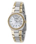 Fossil Women's Two Tone Stainless Steel Bracelet Watch Am4183