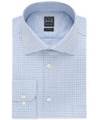 Ike Behar Blue Pearl Check Dress Shirt