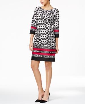 Nine West Graphic-print Shift Dress