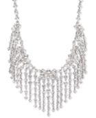 Givenchy Crystal Fringe 19 Statement Necklace