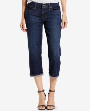 Levi's Classic Capri Dark Blue Wash Jeans